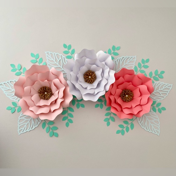 Paper Flower Decor - Picture 1 of 3